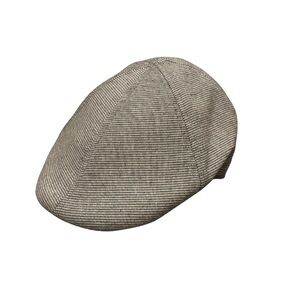 Stylish Gray Houndstooth Cap.mh0107.